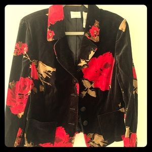 Emma James Velvet Vintage Blazer